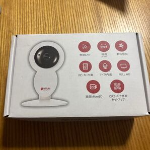 未使用NIPPON SECURITY 防犯カメラ 薄型 ペットカメラ 防犯カメラ ネットワークカメラ 見守りカメラ
