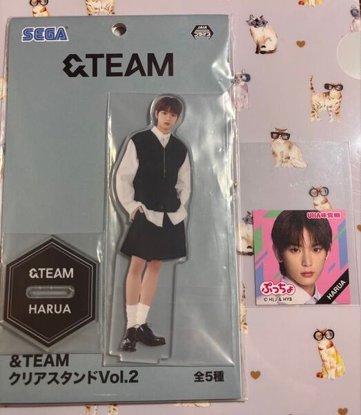 &TEAM ハルア アクスタ HARUA アクリルスタンド ぷっちょ ステッカー