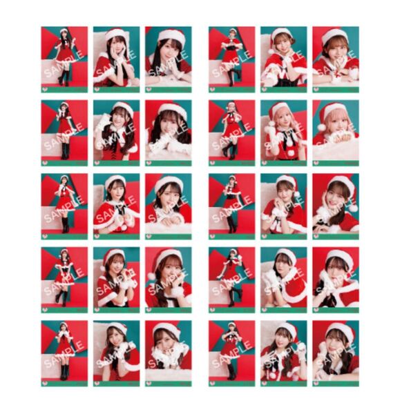 =LOVE イコラブ サンタ衣装 2024 生写真 2セット クリスマス