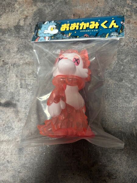 あらいきりこ ソフビ キャンディーピンク おおかみくん