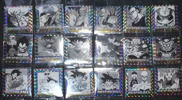 ドラゴンボール 40周年記念 オリジナルイラストレーション シールウエハース 18種