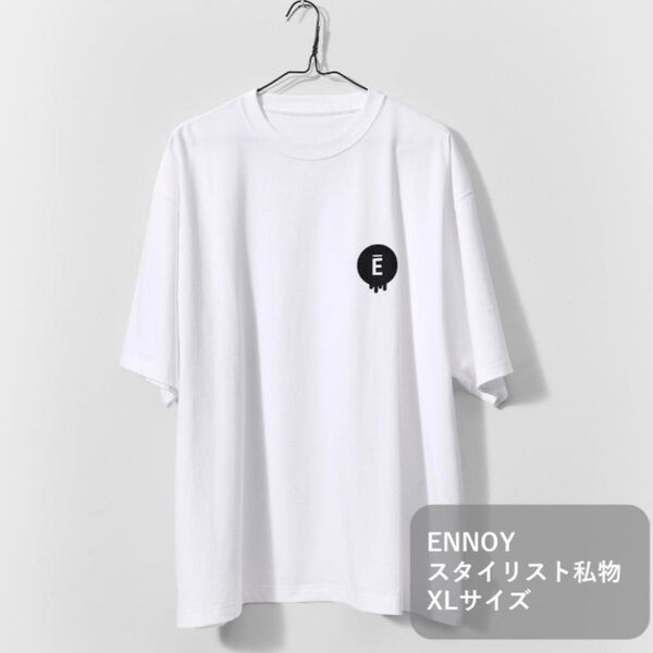 【新品・未使用】CIRCLE DRIP T-SHIRT (WHITE) XLサイズ