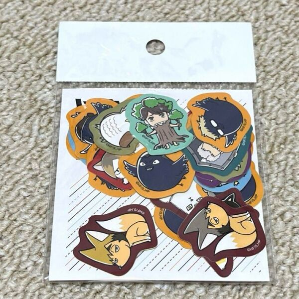 ハイキュー フレークシール アニマルモチーフ ダイカットステッカー
