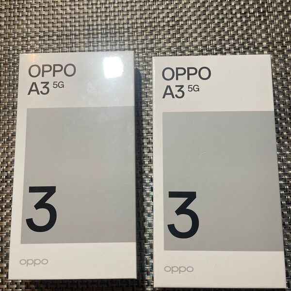 【2個セット】OPPO A3 5G ブラックとパープル128GB