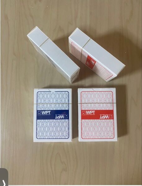 WPTポーカー大会専用トランプ 赤・青セット