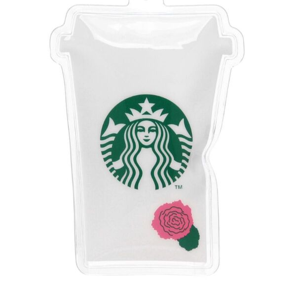 スターバックス カップ型バルーン ストラップ キーホルダー ホワイト
