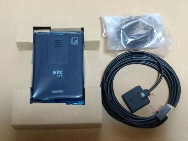 デンソー製 ETC車載器 DIU-5610 新セキュリティ対応 アンテナ分離型 KENWOOD 彩速ナビ連動可!