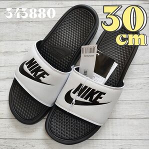 【30cm】ナイキ NIKE ベナッシ ホワイト シャワーサンダル サンダル ユニセックス プレゼント ジム 車内 ベランダ