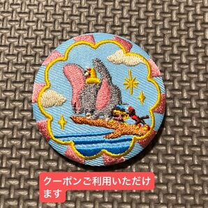 ディズニー刺繍缶バッジ