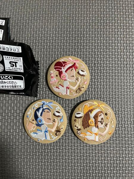 おジャ魔女どれみ 刺繍缶バッジ