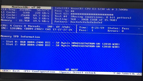 正常 デスクトップ用メモリ SKhynix PC4-2400T-ED2 8GB