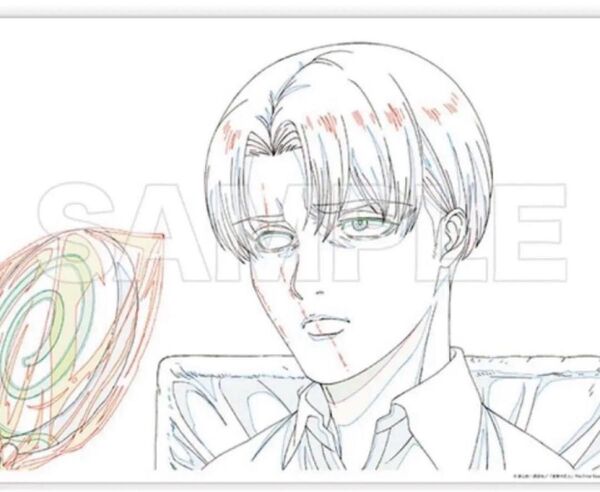 リヴァイ カット袋付き原画風ボード 進撃の巨人 ポップアップ MAPPA