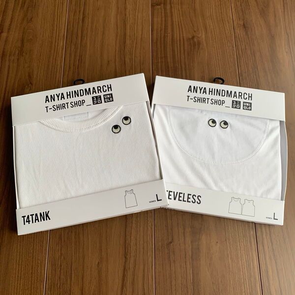 UNIQLO ANYA ユニクロ アニヤハインドマーチ タンクトップ2種 L 2点セット