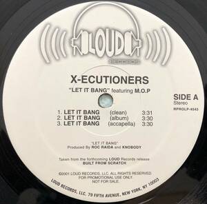 US PROMO PRESS 高音質 / X-ECUTIONERS / LET IT BANG FEAT M.O.P.