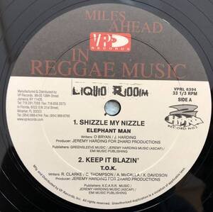 LIQUID RIDDIM /ELEPHANT MAN - SHIZZLE MY NIZZLE/T.O.K. - KEEP IT BLAZIN'/TANTO METRO - GIVE IT TO HER/SPRAGGA BENZ - BUST IT UP