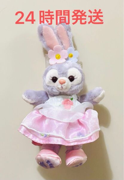 上海ディズニー限定 フローラルスプリング ステラルーぬいぐるみバッジ