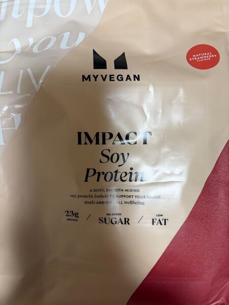 MYPROTEIN Impact ソイプロテイン ナチュラルストロベリー味 1kg