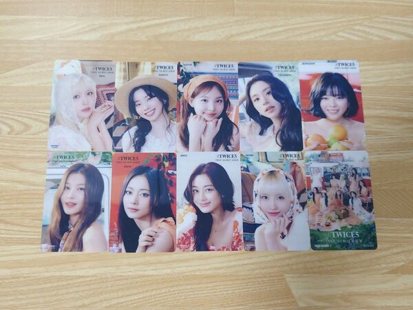 #TWICE5 タワレコ 特典 クリアトレカ 10枚