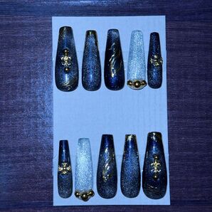 ネイルチップ ロングコフィン ギャルネイル 現品
