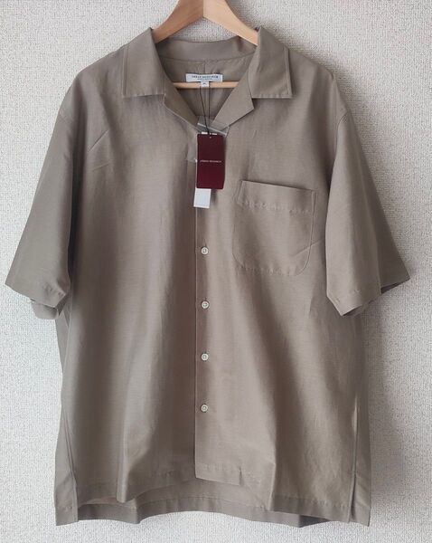 【URBAN RESEARCH】アーバンリサーチ/コットンシルクオープンカラーシャツ/半袖/シルク