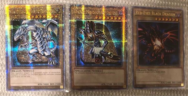 遊戯王 25th クオシク ブルーアイズ ブラックマジシャン レッドアイズ 3枚セット レジェンダリーコレクション EU版
