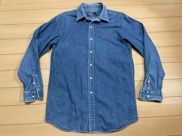 POLO RALPH LAUREN ポロ ラルフローレン デニムシャツ サイズ170 メンズM〜L相当