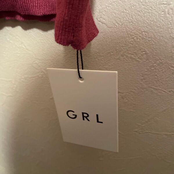GRL トップス レッド 未使用