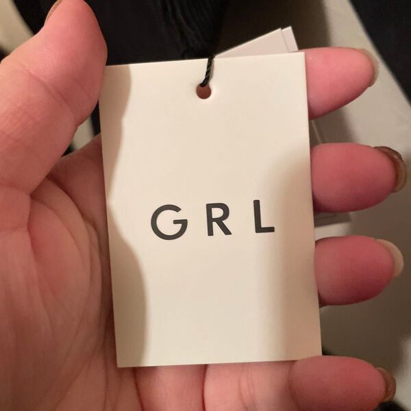 GRL 新品後ろリボン トップス