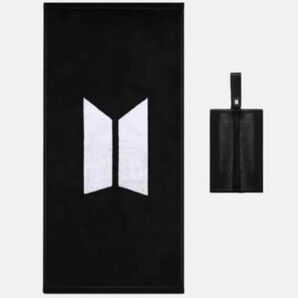 BTS レア 公式 新品未使用 MAPOFTHESOUL POPUP BTS ロゴタオル
