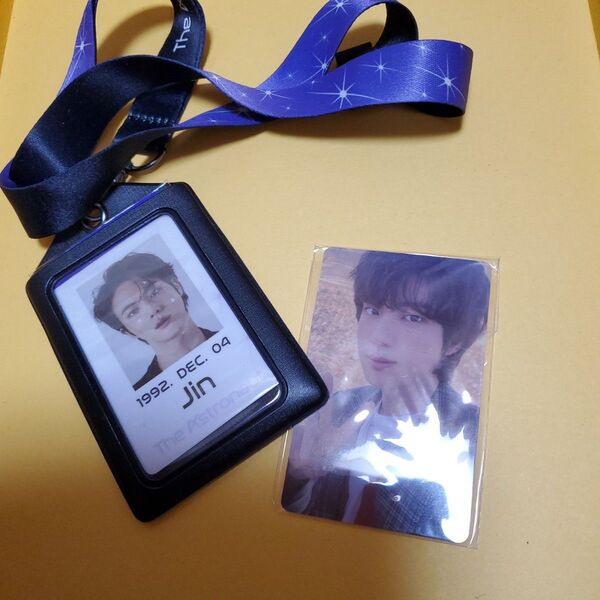 BTS 公式 JIN The Astronaut ID カードホルダー トレカ