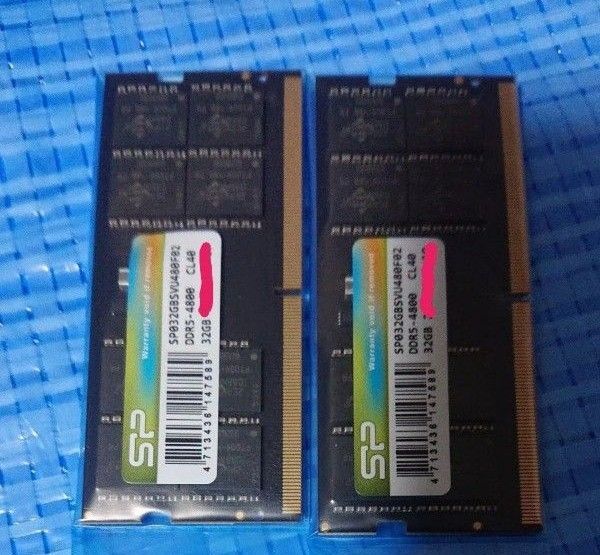 ノートPC用メモリ Silicon Power PC5-38400 DDR5-4800 32GBx2 64GB SO-DIMM