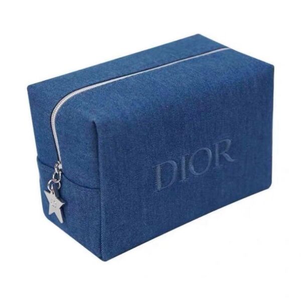 【新品未使用】Dior ポーチ ディオール ノベルティ スクエアポーチ デニム 正規品