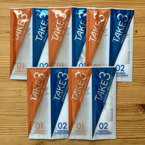 TAKE3 コントロール シャンプー・コンディショナー メンズ トライアルセット 5セット 新品