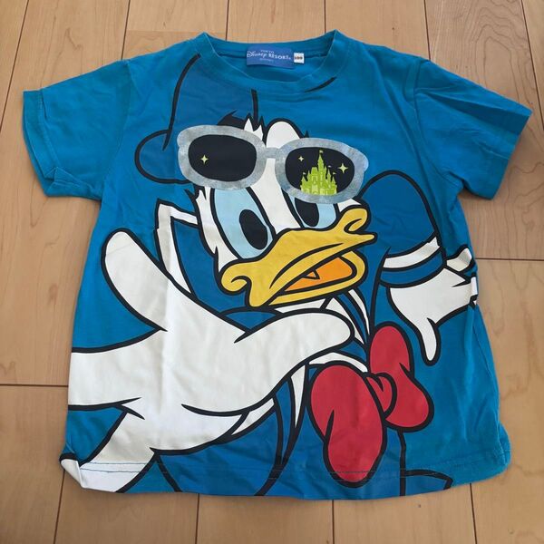 TDR ディズニーリゾート ドナルドダック Tシャツ 100
