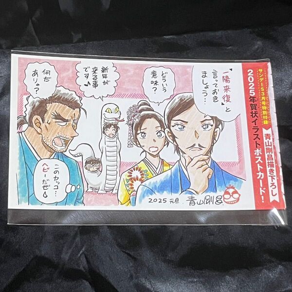 名探偵コナン 隻眼の残像 長野県警 諸伏高明 大和敢助 上原由衣 年賀状 サンデーS 付録