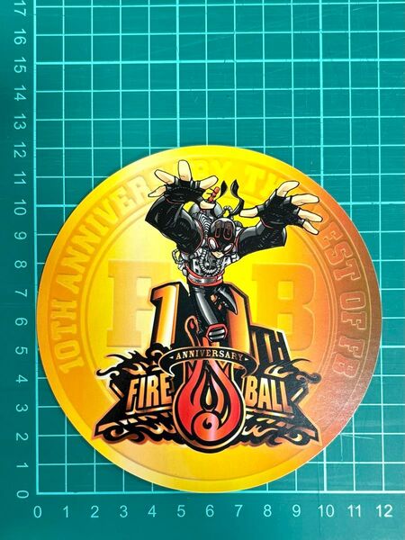 fireball 10th ベスト版ステッカー ファイヤーボール 限定シール レゲェ ジャパレゲ 初回限定CD同梱品 シール