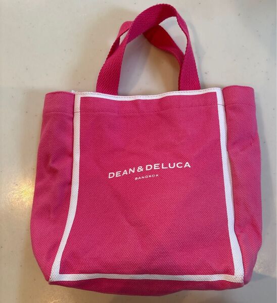【日本未発売】DEAN & DELUCA バンコク限定ピンク トートバッグ