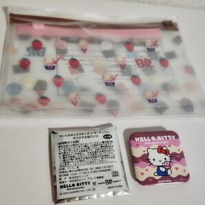 サーティワンアイスクリーム サンリオ缶バッジ ハローキティ+スライダーケース付