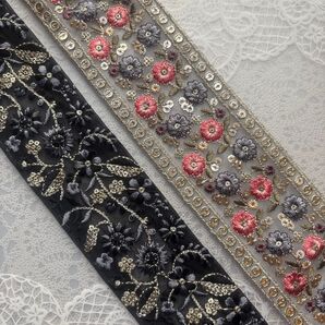 ◎太幅インド刺繍リボン セール中 (A13)