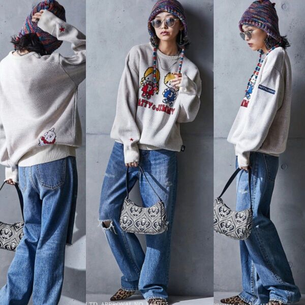 パティ&ジミー ジャガードニットプルオーバー セーター PATTY&JIMMY GEVS. パティアンドジミー 大きい