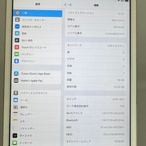 iPad mini 3 16GB キャリア KDDI美品