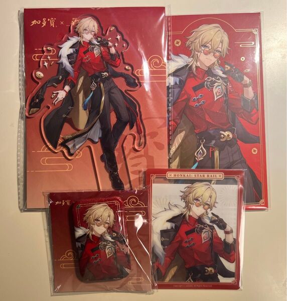 崩壊スターレイル アベンチュリン 新年限定 缶バッジ アクリルスタンド コラボ