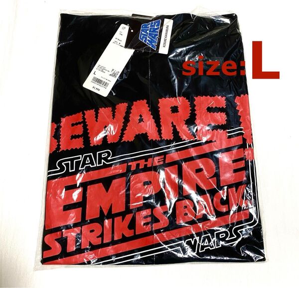 ユニクロ スターウォーズ コラボTシャツ Remastered by 河村康輔 黒 Lサイズ オーバーサイズフィット 未使用