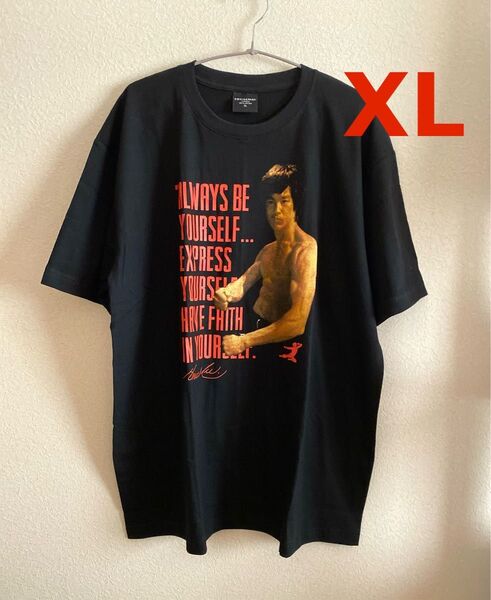 ブルース・リー プリントTシャツ XL 黒 ブラック ゆったりサイズ