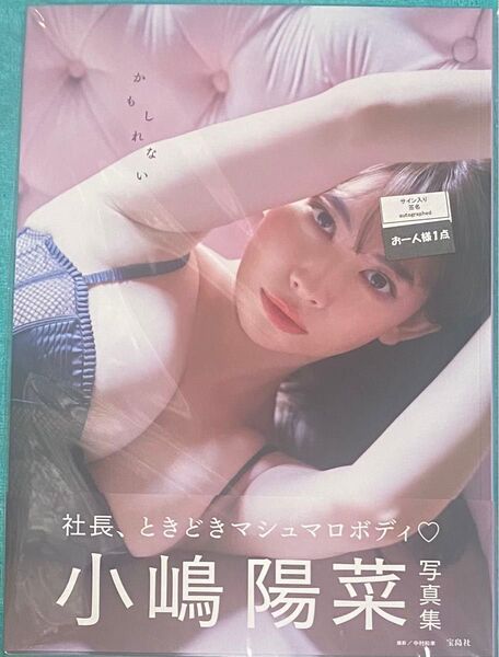 小嶋陽菜 写真集 かもしれない 直筆サイン本 シュリンク未開封品