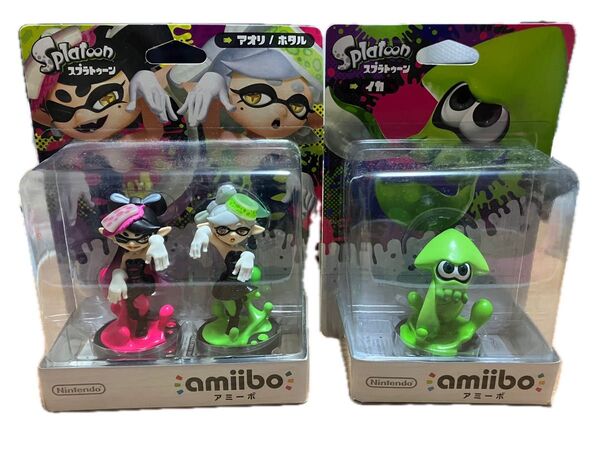 amiibo スプラトゥーン シオカラーズ アオリ/ホタル/イカ 2個セット 新品未開封