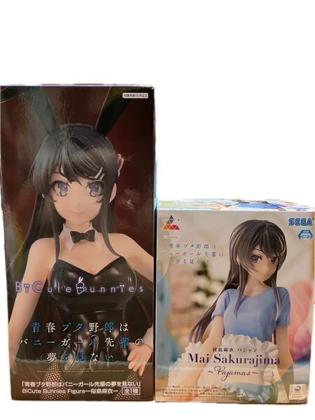 【2体セット】桜島麻衣 フィギュア 青春ブタ野郎