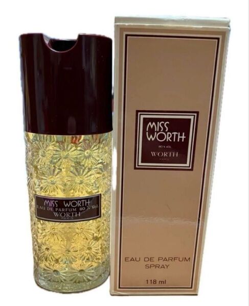 WORTH MISS WORTH EAU DE PARFUM 118ml 香水