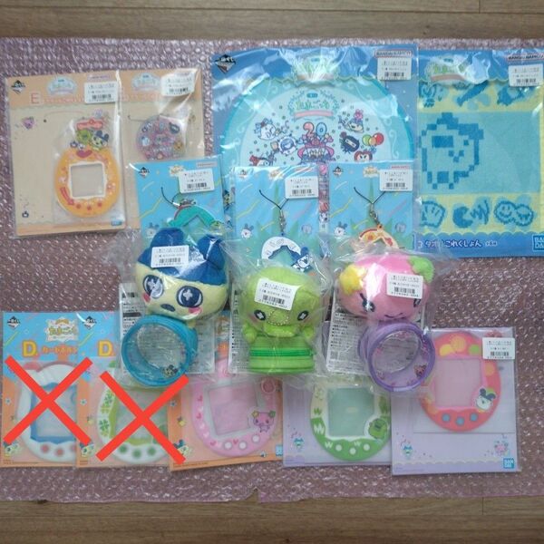 一番くじ たまごっち こらぼれーしょん Tamagotchi おでかけポーチマスコット カードホルダー タオル アクリル セット