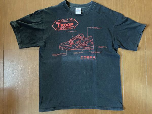 ネオビンテージ!90年代 オールドスクール TROOP Tシャツ LL COOL J COBRA RUN DMC HIPHOP
